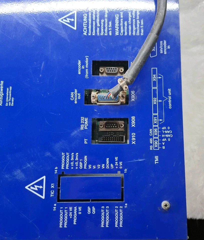 ThyssenKrupp Aufzugswerke VVVF-INVERTER CPI 48 OS ohne Soft 6621 000 9202 D400